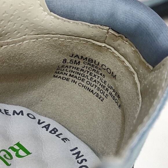 Jambu Creek Denim Daffodil Classic T-Strap Flats Mary Janes 8.5M Adjustable EUC - Picture 12 of 12